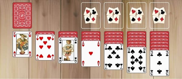 Solitaire Board Layout