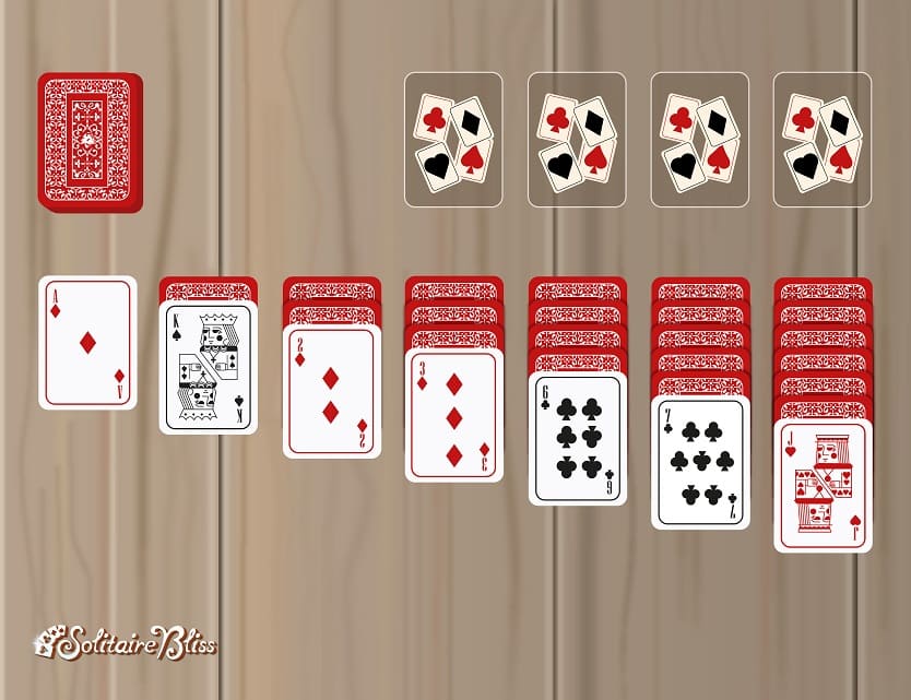 How to Play Solitaire : Rules of Solitaire : Solitaire FREE Online Card Game  
